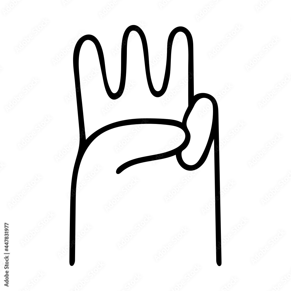 Obraz premium Three Fingers