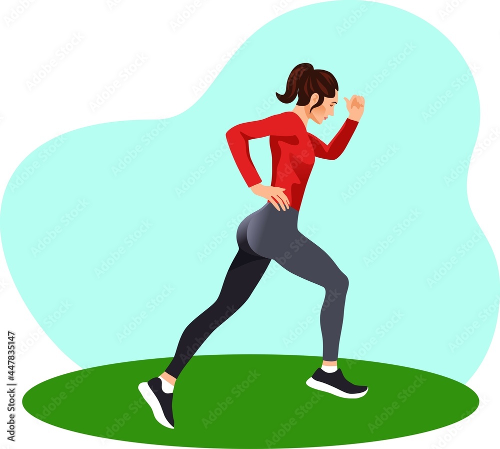 woman exercising