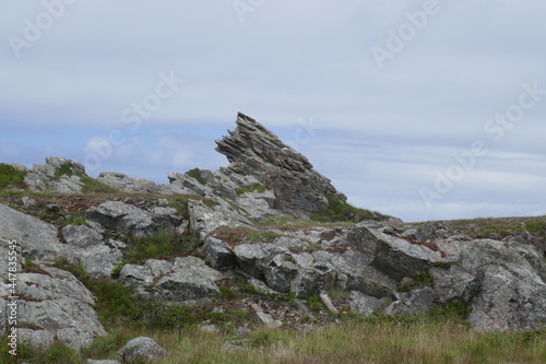 rocky outcrop on Alderney coastline © Jennifer de Montfort