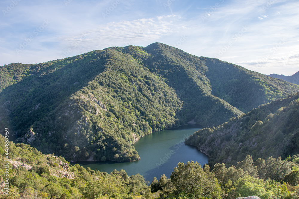 Obraz premium discovery of the island of beauty in southern Corsica, France