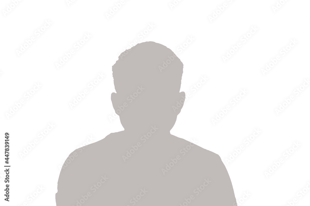 Anonymous portrait of a man in the shadow Anonymous portrait of a man in the shadow