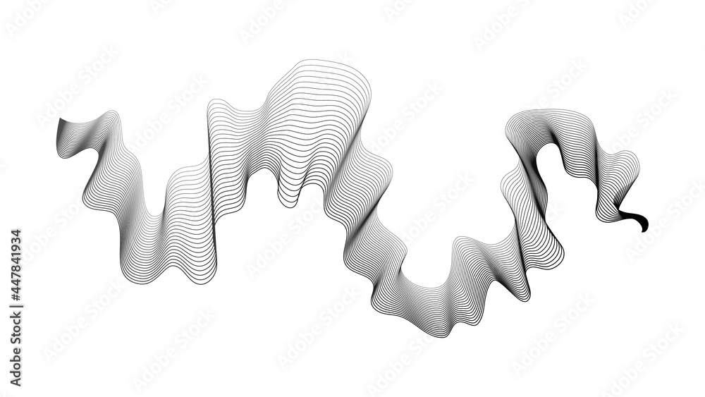 Abstract backdrop with wave gradient lines Abstract backdrop with wave gradient lines