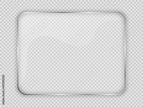 Wallpaper Mural Glass plate in rounded rectangular frame Torontodigital.ca