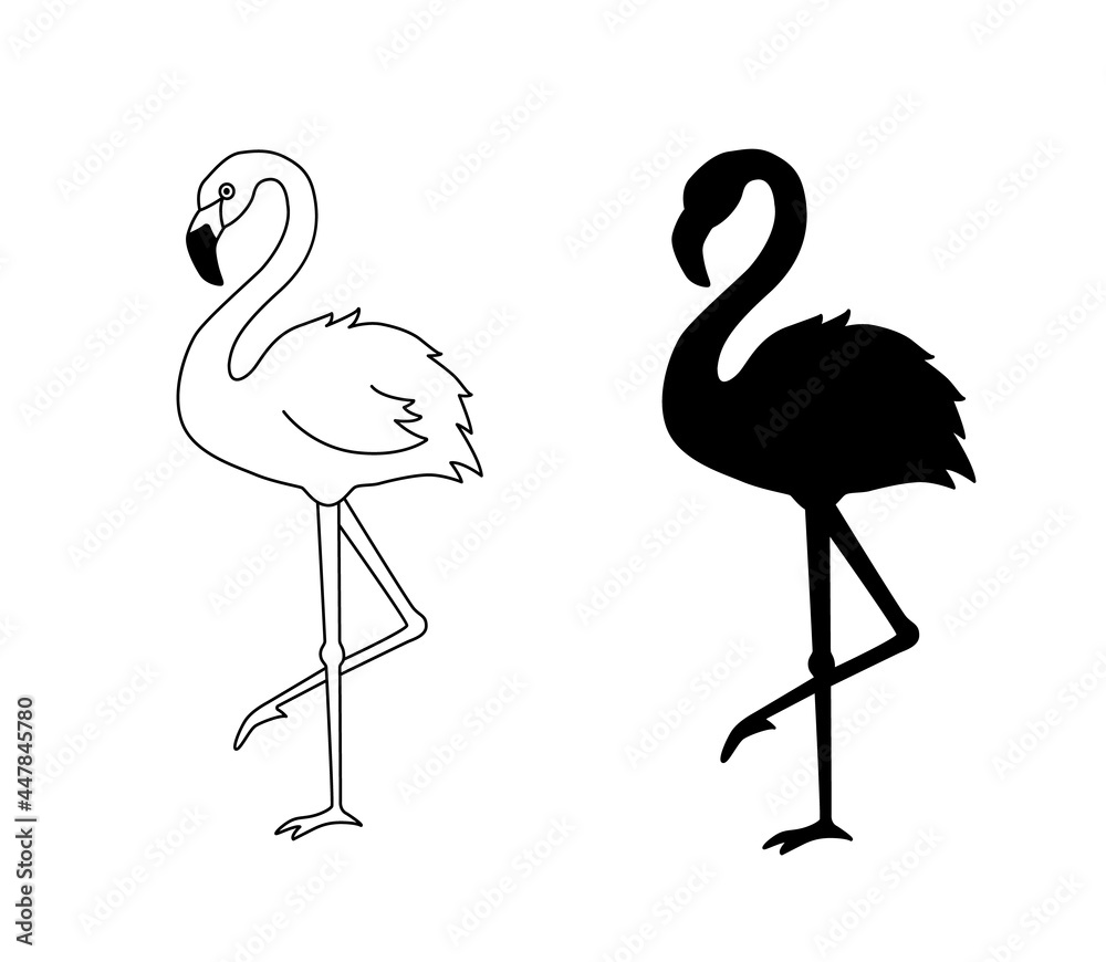 Flamingo Sketch Icon Stock Illustration - Download Image Now - Animal,  Animal Body Part, Animal Wildlife - iStock