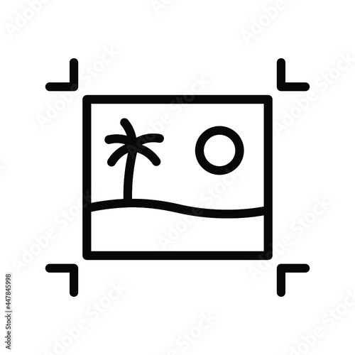 Crop image icon