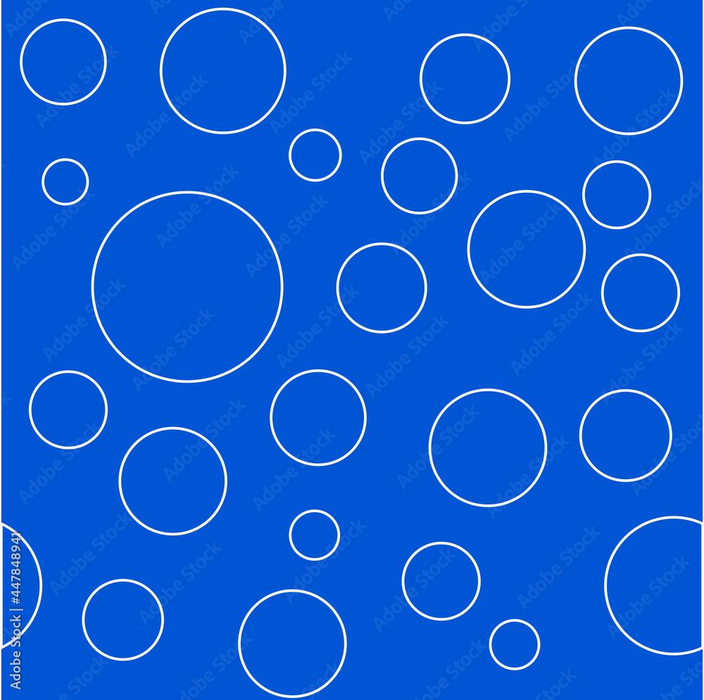 simple blue abstract background with circles
