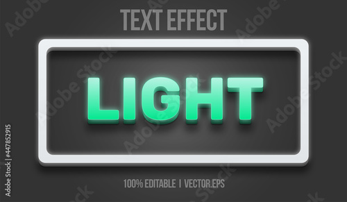 Light box glowing text effect in adobe illustrator 