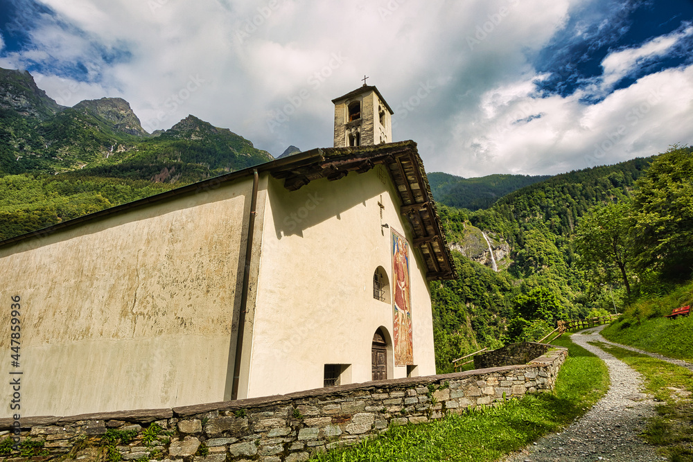church in the mountains Alps