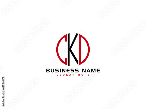 Letter CKD Logo Icon Vector Image Design For New Business