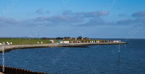 View of the Beach in Dagebuell, Schleswig Holstein, Germany