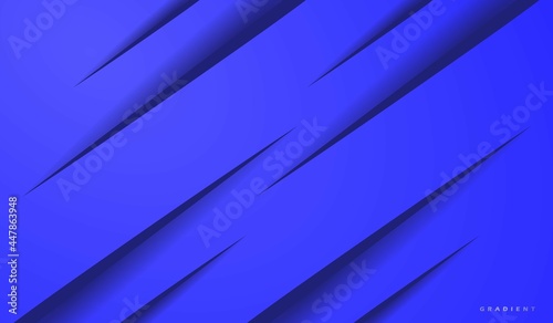 Gradient Blue Disappear Line Abstract Background