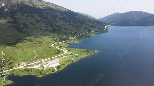 Wallpaper Mural Amazing Aerial view of  Belmeken Dam, Rila mountain, Bulgaria Torontodigital.ca