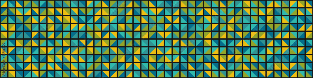 Obraz premium Abstract Geometric Pattern generative computational art illustration