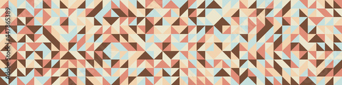 Abstract Geometric Pattern generative computational art illustration