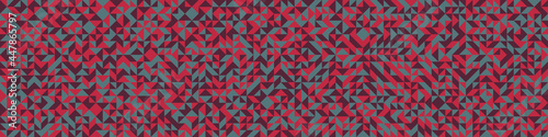 Abstract Geometric Pattern generative computational art illustration