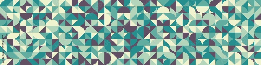 Abstract Geometric Pattern generative computational art illustration
