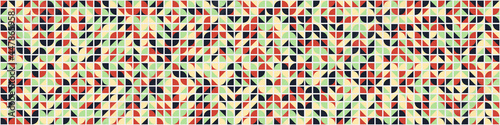 Abstract Geometric Pattern generative computational art illustration