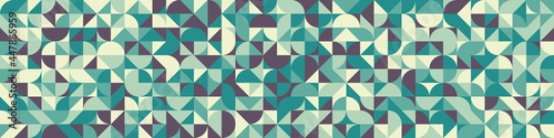 Abstract Geometric Pattern generative computational art illustration