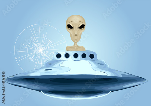 UFO and alien