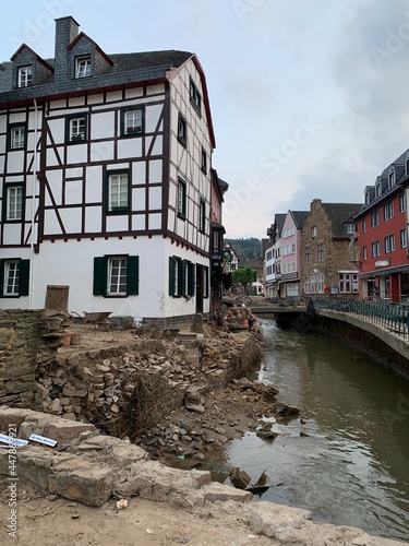 Bad Munstereifel, Germany. July 22, 2021.
A week after a major flood (07152021). Heavy torrential rains fell for more than a day. Rivers and streams overflowed their banks. 