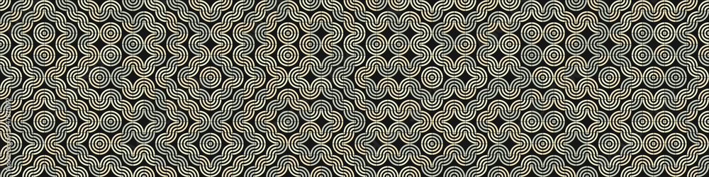Abstract Geometric Pattern generative computational art illustration