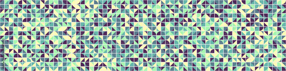 Obraz premium Abstract Geometric Pattern generative computational art illustration