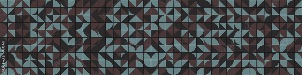 Obraz premium Abstract Geometric Pattern generative computational art illustration