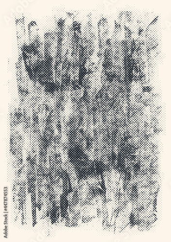 Abstract halftone background. Grunge texture. vector illustration