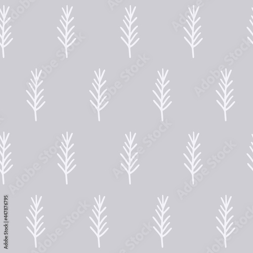 Seamless vector branch pattern. Texture for fabric, scrapbooking, prints, clothes, textiles, packaging.