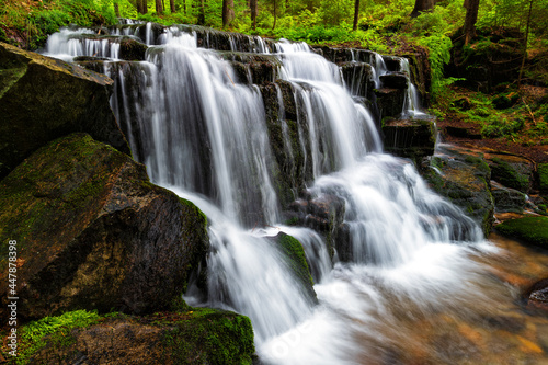 Waterfall Jeseníky Czech republic