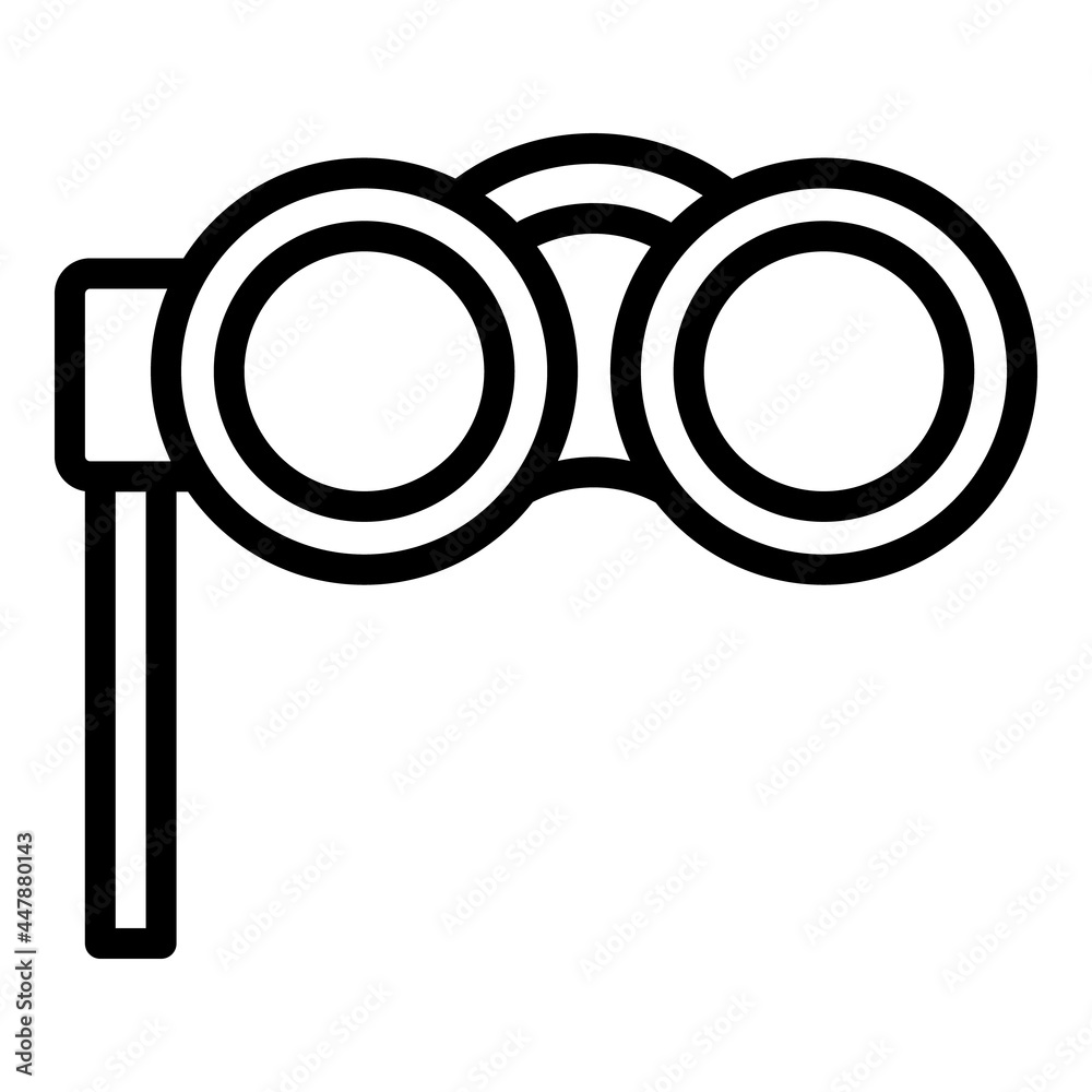 See binoculars icon. Outline See binoculars vector icon for web design isolated on white background See binoculars icon. Outline See binoculars vector icon for web design isolated on white background