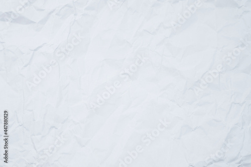 Fototapeta Naklejka Na Ścianę i Meble -  Texture of white crumpled paper for background.