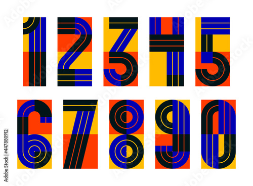 Geometric numbers set, vect...