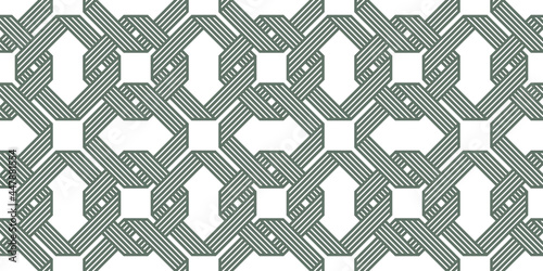 Geometric seamless pattern, vector trendy vintage tiling endless background, geometrical decorative grid.