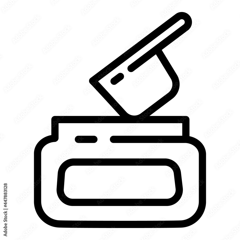 Sport nutrition powder icon. Outline Sport nutrition powder vector icon for web design isolated on white background Sport nutrition powder icon. Outline Sport nutrition powder vector icon for web design isolated on white background