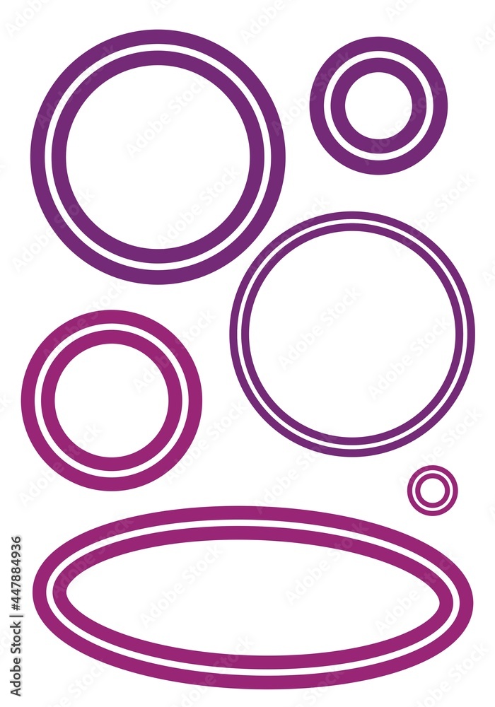 Round empty frame seth lettering invitation design Round empty frame seth lettering invitation design