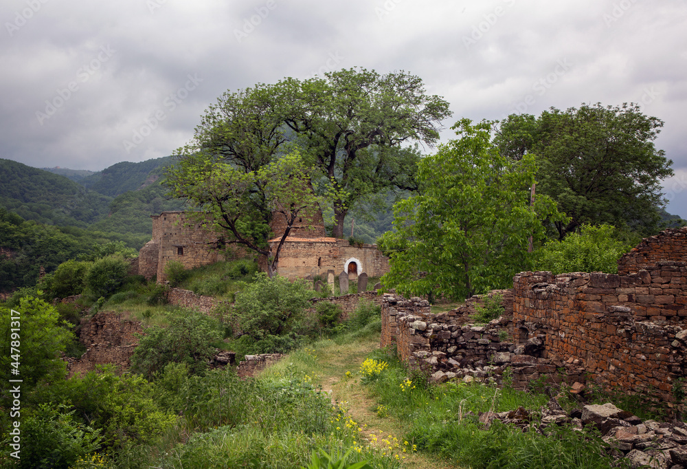 Kala-Koreish - the remains of an ancient city in the Caucasus mountains