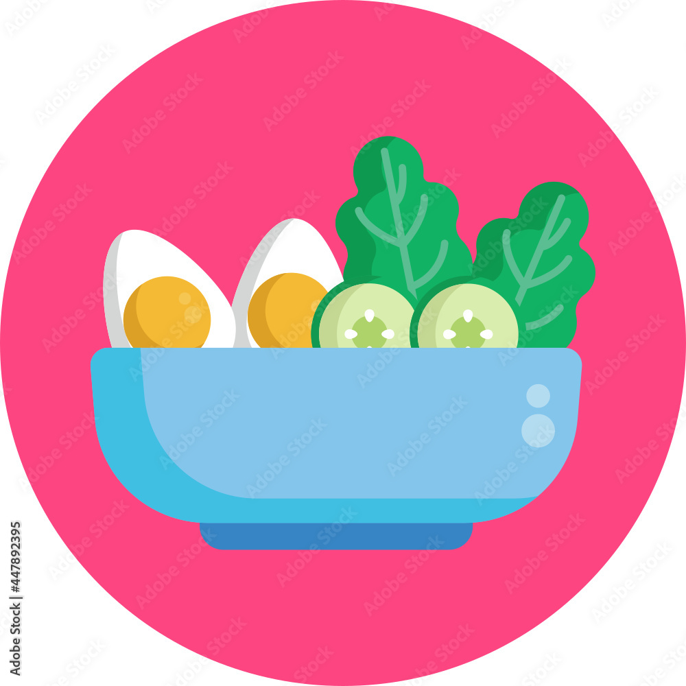 Fototapeta premium Salad Icons