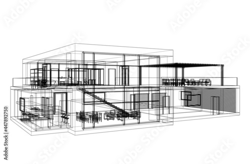 house architectural drawing