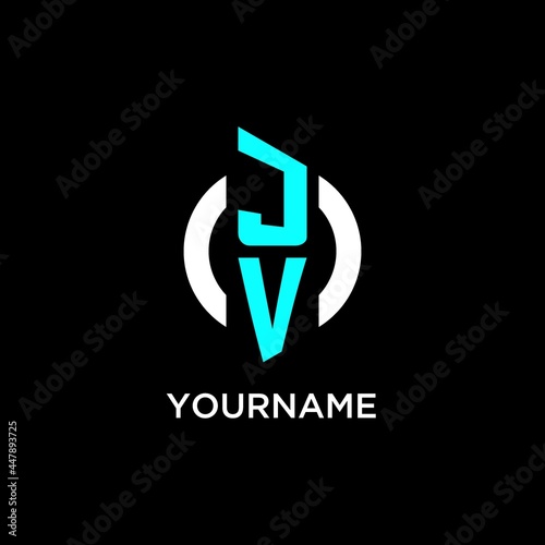 JV circle monogram logo