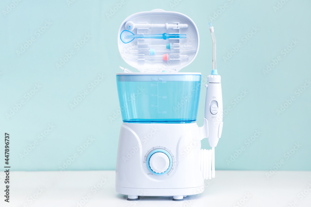 Dental equipment care. Irrigator for mouth Dental equipment care. Irrigator for mouth