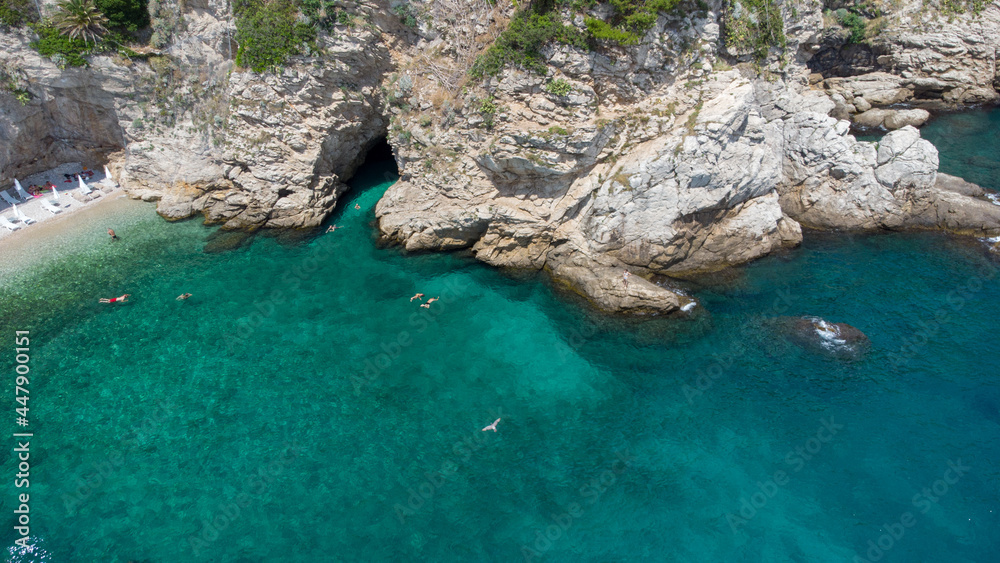 Croatia view of the beautiful blue water ,Dubrovnik