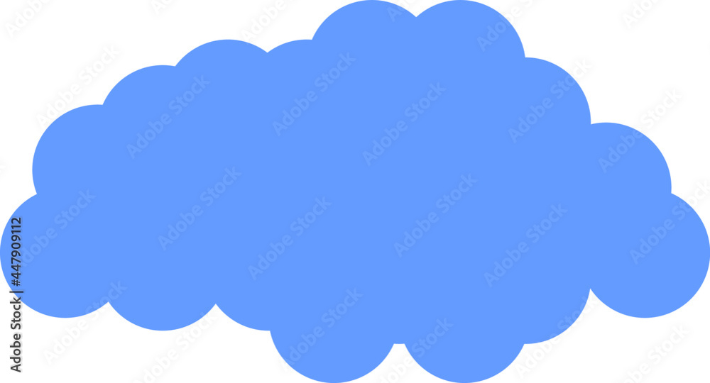 Cloud icon, vector illustration on white backgound Cloud icon, vector illustration on white backgound