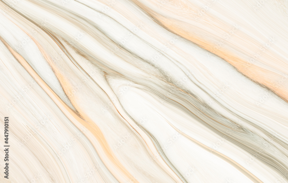 Obraz premium Marble wall white brown pattern ink swirl yellow green graphic background abstract light elegant grey for floor plan ceramic counter texture tile gray silver background natural for interior decoration