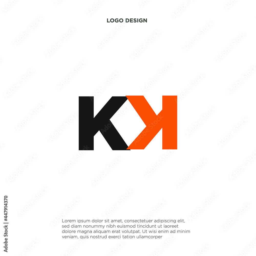 Obraz premium Letter K Professional logo for all kinds of business