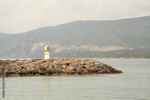 Lighthouse in Aydıncık town. Aydıncık town Mersin city Turkey. © Kybele
