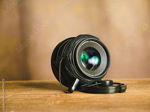camera lens close up