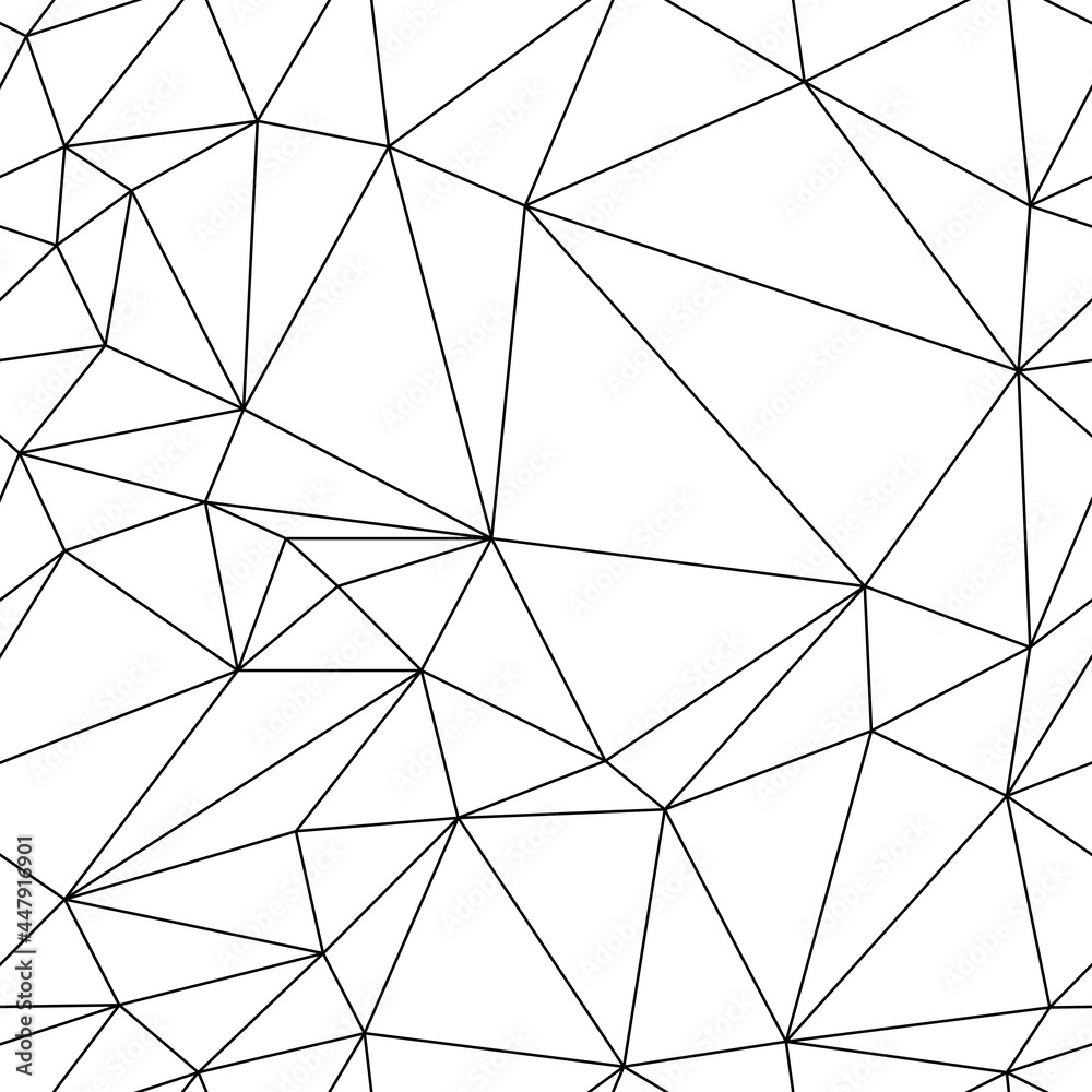 Obraz premium Triangle seamless pattern on white background. Geometric vector pattern.