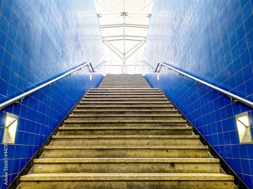 Subway stairs