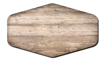 wooden blank sign